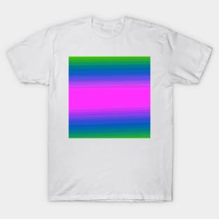 pink blue green abstract texture art T-Shirt